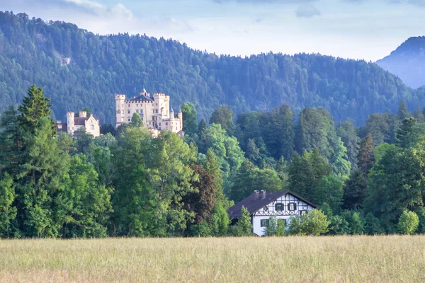Famoso Castelo Hohenschwangau Baviera Alemanha — Fotografia de Stock