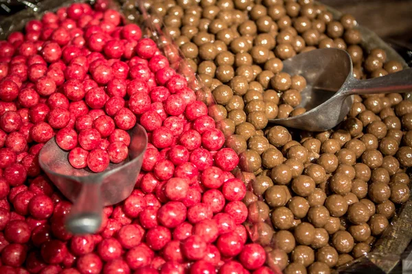 Şekerleme Şeker Dükkanında Çeşitli Çok Renkli — Stok fotoğraf