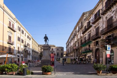 Piazza Bologni Palermo, Sicilya, İtalya