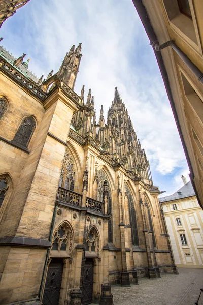 Des Côtés Cathédrale Saint Vitus Prague République Tchèque — Photo