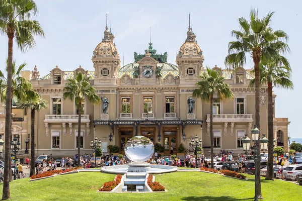 Gevel Van Monte Carlo Casino Monaco Aan Cote Azur — Stockfoto