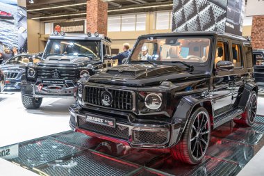 Frankfurt, Almanya - Eylül 2019 Uluslararası Otomobil Fuarı: Brabus G V12 900 