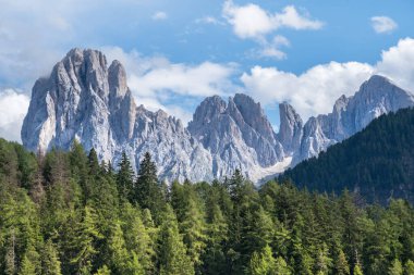 Langkofel (Sassolungo), Dolomites dağları, Güney Tyrol, İtalya