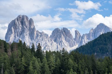 Langkofel (Sassolungo), Dolomites dağları, Güney Tyrol, İtalya