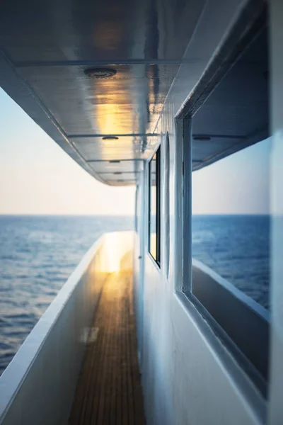 Couloir de yacht de luxe — Photo