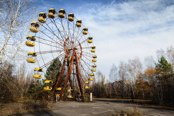 Óriáskerék a Pripyat Ghost Town 2019 — Stock Fotó