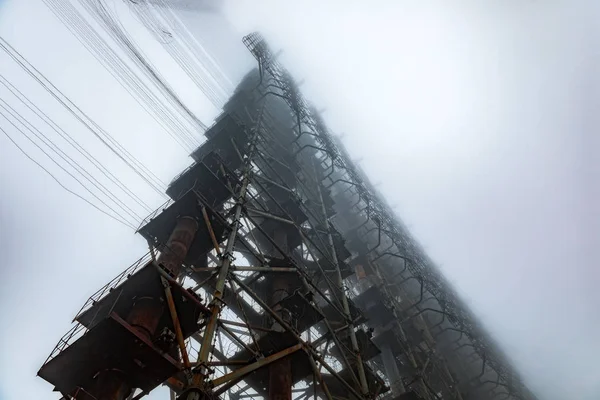 Complexo de antena Duga na zona de exclusão de Chernobyl 2019 — Fotografia de Stock