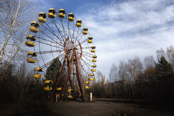 Óriáskerék a Pripyat Ghost Town 2019 — Stock Fotó