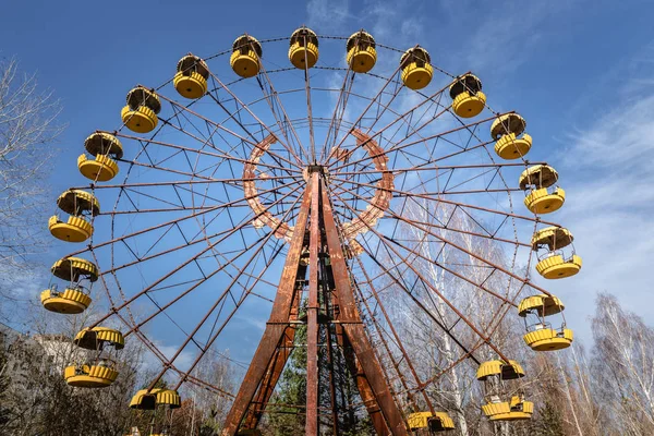 Roda gigante da cidade fantasma Pripyat 2019 — Fotografia de Stock