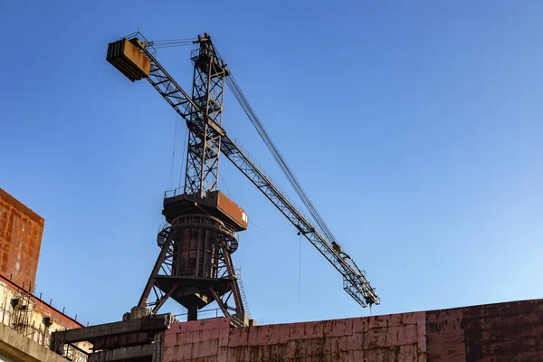 En del av en oavslutad kärnkraftsreaktor i Tjernobyl — Stockfoto