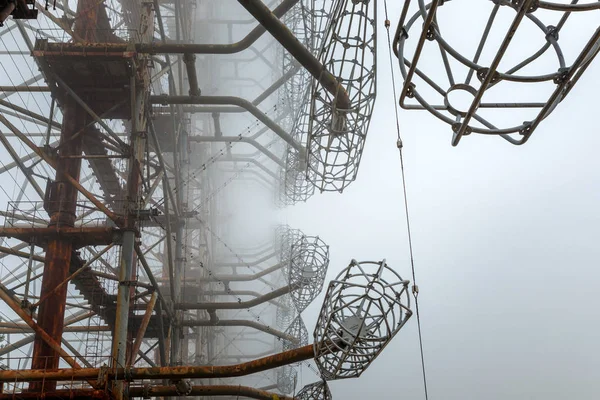 Duga-Antennenkomplex in der Sperrzone von Tschernobyl 2019 — Stockfoto