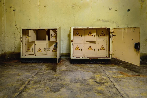 Nuclear waste containers in Chernobyl