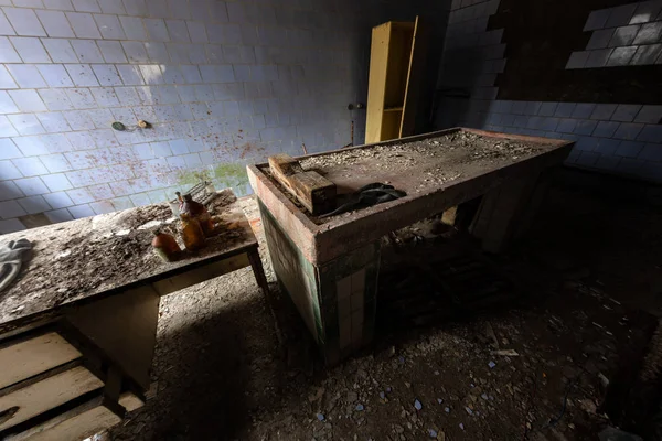 Stanza di autopsia in ospedale Pripyat — Foto Stock