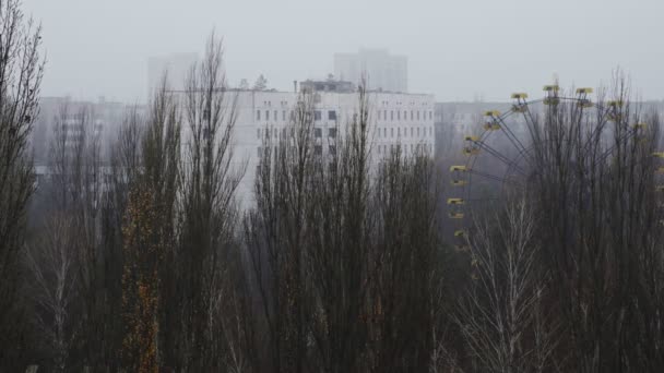 Elhagyott Város Pripyat 2019 — Stock videók