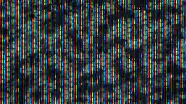 Macro shot of TV LCD matrix — Stock Video