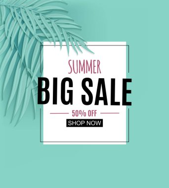 Güzel Palmiye Ağacı Yaprak Silueti Arkaplan Vektörü İllüstrasyonu