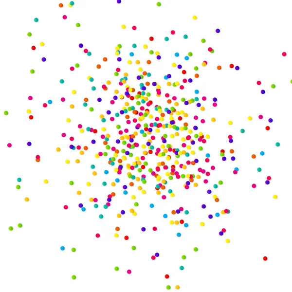 Polka dot konfeti ile soyut konfeti arka plan. Vektör çizim