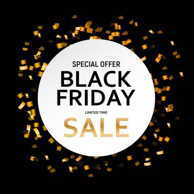 Kara Cuma Sancak Şablonu. vektör illüstrasyonu