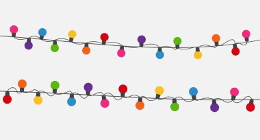 Çok renkli Garland lamba ampul Festival arka plan vektör çizim Eps10
