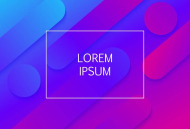 Soyut Minimal degrade geometrik arka plan şekilleri. Vektör çizim Eps10