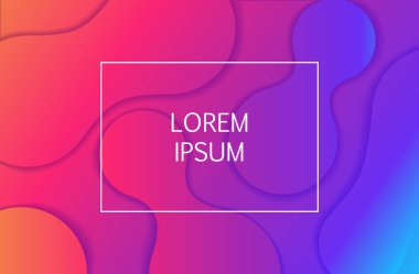 Soyut Minimal degrade geometrik arka plan şekilleri. Vektör çizim Eps10