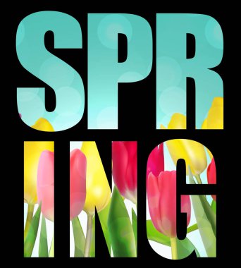 Soyut çiçek bahar arkaplan vektör Illüstrasyon