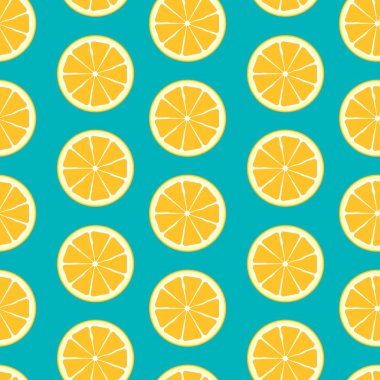 Soyut Narenciye Dikişsiz Desen Arka Plan Vektör İllüstrasyon