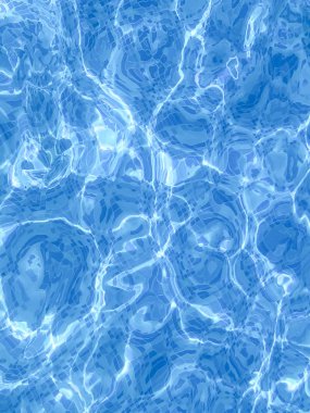 Mavi kristal berraklığında su doğal renkli arka plan 