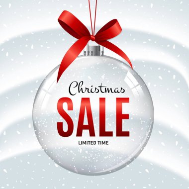 Noel ve Yeni Yıl Satış Hediye Çeki, İndirim Kupon Templa