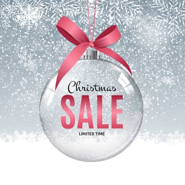 Noel ve Yeni Yıl Satış Hediye Çeki, İndirim Kupon Templa