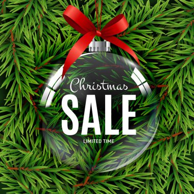 Noel ve Yeni Yıl Satış Hediye Çeki, İndirim Kupon Templa