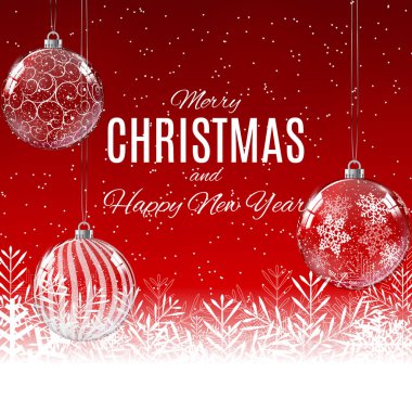 Mutlu Noeller ve Mutlu Yıllar posterleri. Vektör çizimi