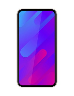 Soyut Cep Telefonu Simgesi. Vektör çizimi. EPS10