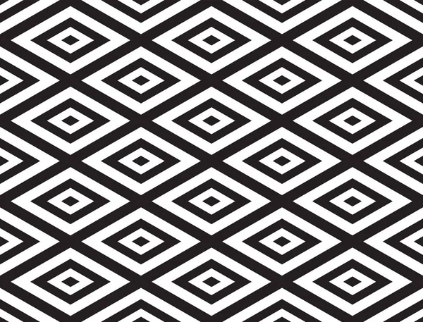 Siyah ve Beyaz Geometrik Soyut Arkaplan Kusursuz Desen. Vektör İllüstrasyonu. EPS10