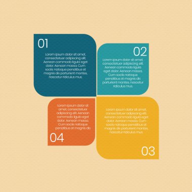 İş Vektörü İllüstrasyonu için Infographic Şablonları