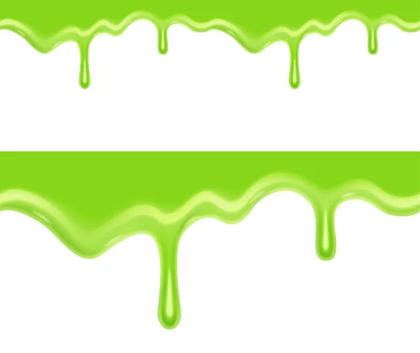 Sømløst grønt slim – stockvektor