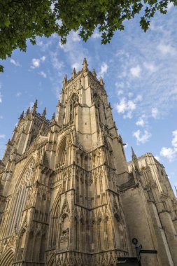 Katedral ve Metropolitical Aziz Peter Kilisesi York, York Minster bilinen Katedrali, York, İngiltere ve en büyük Kuzey Avrupa'da türünün. 3 Ağustos 2018 fotoğraf