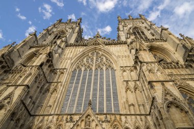 Katedral ve Metropolitical Aziz Peter Kilisesi York, York Minster bilinen Katedrali, York, İngiltere ve en büyük Kuzey Avrupa'da türünün. 3 Ağustos 2018 fotoğraf