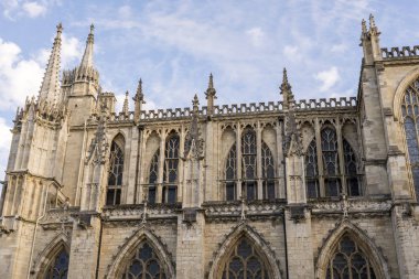 Katedral ve Metropolitical Aziz Peter Kilisesi York, York Minster bilinen Katedrali, York, İngiltere ve en büyük Kuzey Avrupa'da türünün. 3 Ağustos 2018 fotoğraf