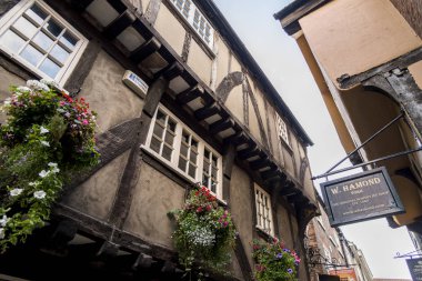 York street - Yorkshire, İngiltere, İngiltere görünümünü