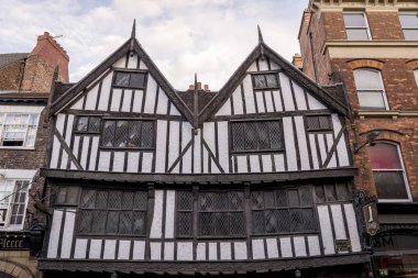 York street - Yorkshire, İngiltere, İngiltere görünümünü