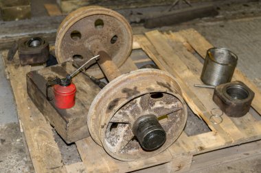 Bir buhar Müzesi ve bahçeleri Bressingham, Diss, Norfolk, İngiltere - Ekim 2017 7 tarihinde çekilen fotoğraf batısında yer alan Bressingham Buhar ve bahçeleri olduğunu