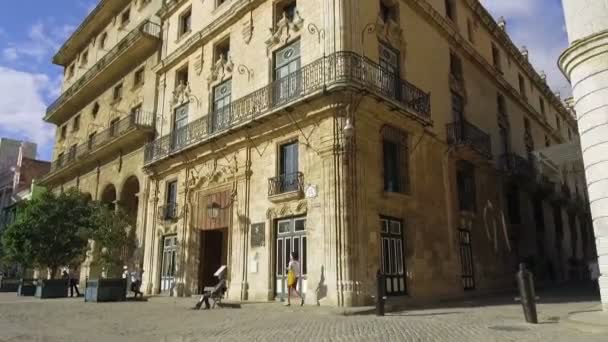 Old Havana Habana Vieja City Center Downtown Havana Cuba October — Stock Video