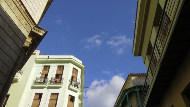 Alte Havana Habana Vieja Das Stadtzentrum Die Innenstadt Havana Kuba — Stockvideo