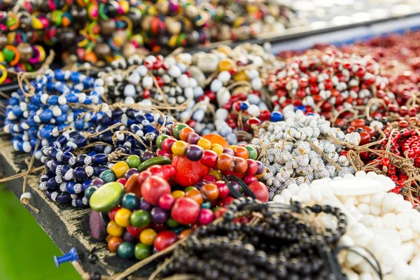 Typical Cuban Souvenir Seed Jewelry Popular Cuban Accounts Organic Jewelry — Stock Photo, Image