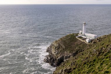 Güney yığın deniz feneri - kutsal ada - Galler