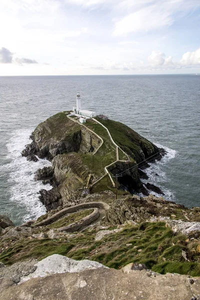 South Stack Lighthouse - Holy Island - Wales — Stock Photo, Image