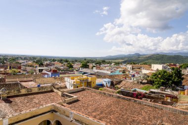 Tarihi Trinidad Şehrinin Panoramik Manzarası, Küba