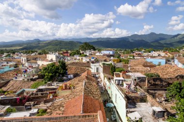 Tarihi Trinidad Şehrinin Panoramik Manzarası, Küba