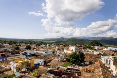 Tarihi Trinidad Şehrinin Panoramik Manzarası, Küba